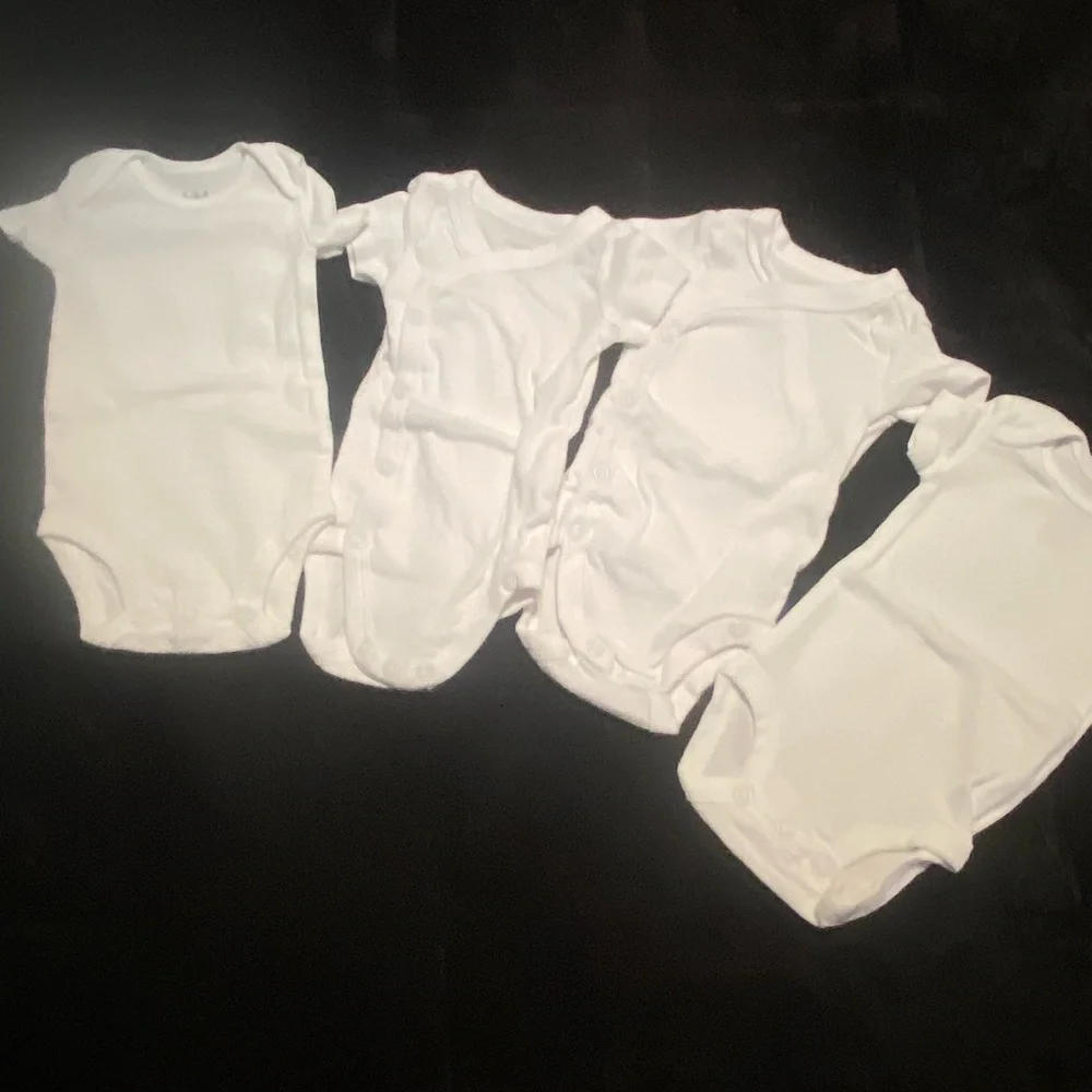 Child of Mine Classic White Bodysuit Set - Picture 2 of 6
